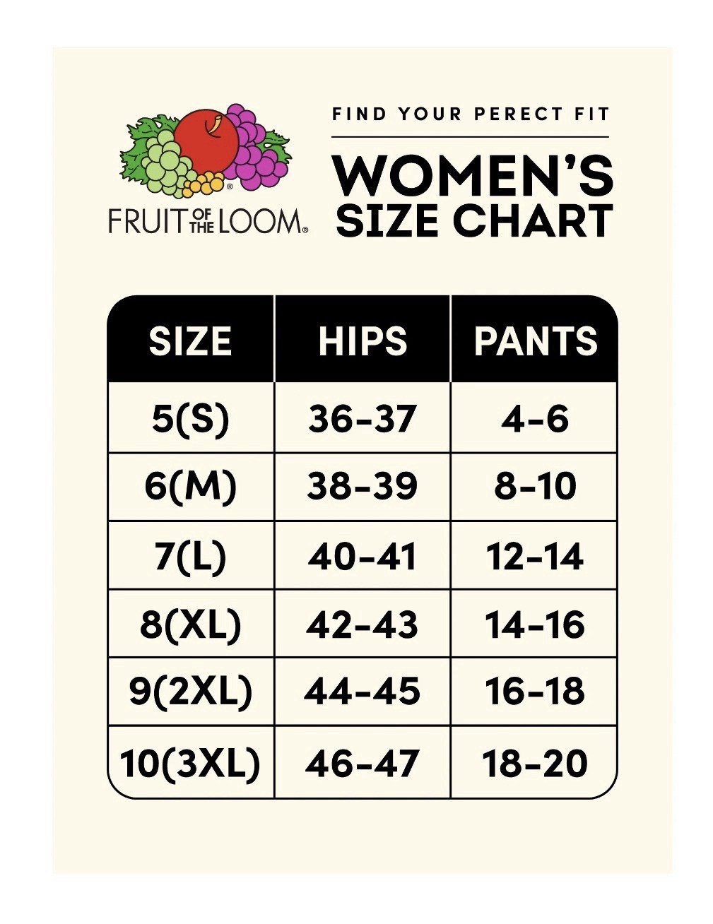 6-Pack FRUIT OF THE LOOM Women’s 7/L Nylon Hi-Cut 360 Stretch Panties Seamless