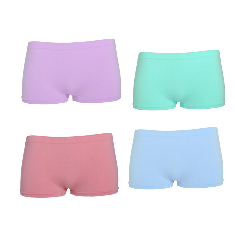 4 Packs Lot Women’s Sexy Seamless Boyshorts Boxer Shorts Panties Hip 32”-37”