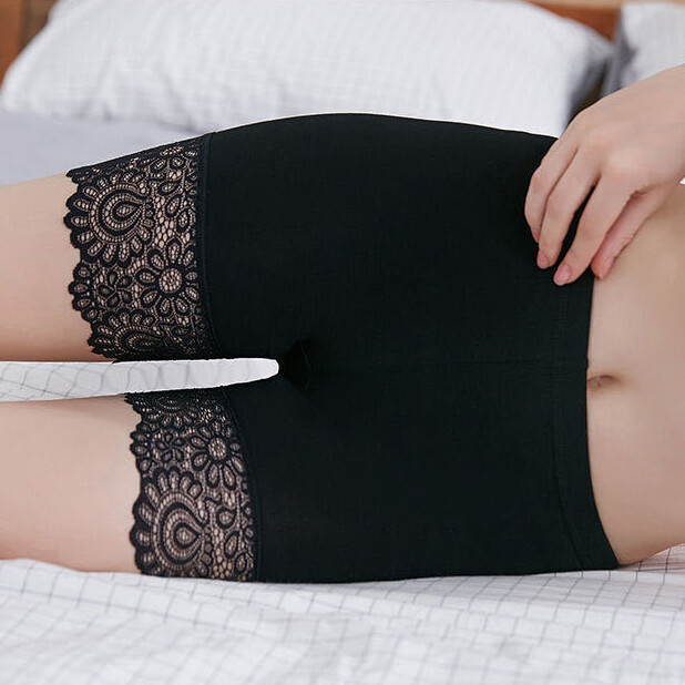 4pack Lot Women Elastic Safety Anti Chafing Under Shorts Pants Underwear Panties