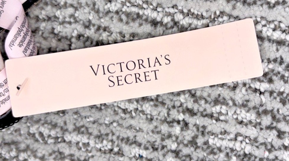 Victoria’s Secret Very Sexy NWT XL Black Strappy Leopard Print Cheeky Panty