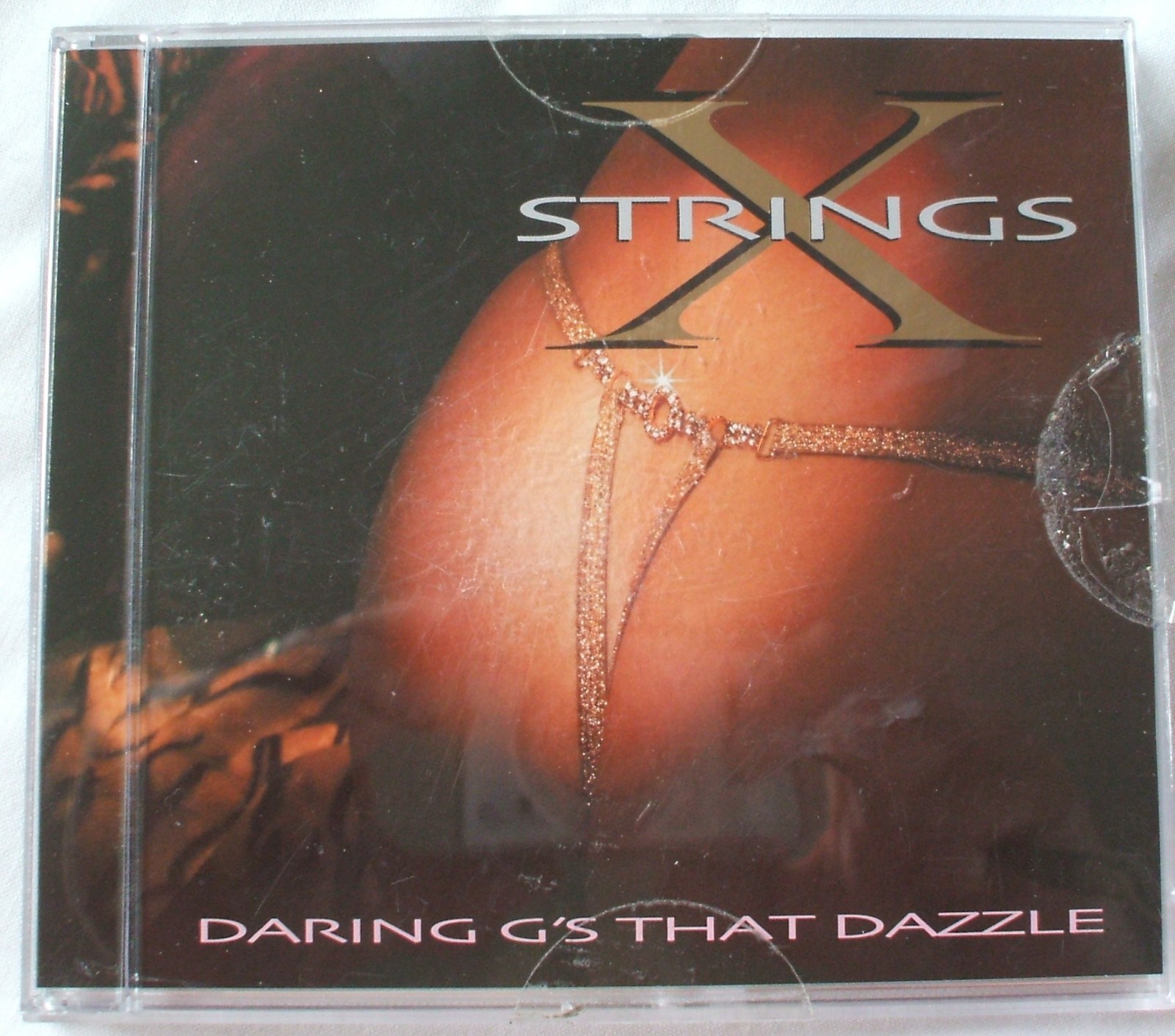 Sexy golden-beige fishnet G-String, Fantasy Lingerie, One Size – New in Pack(#2)