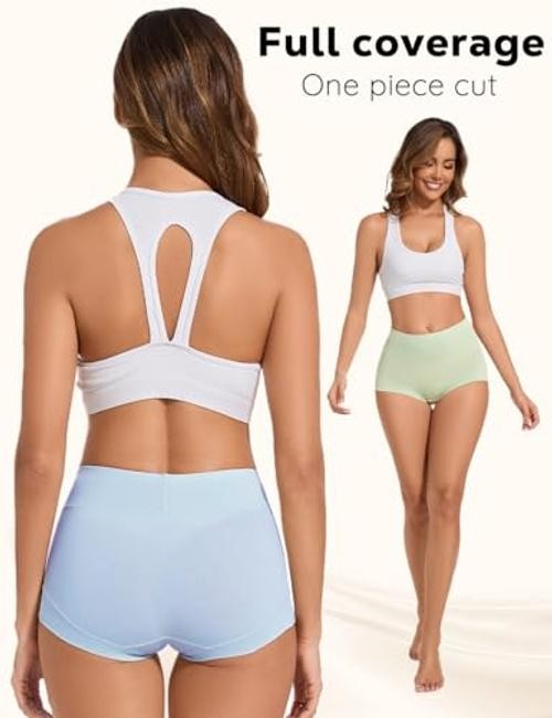 5 Pack Womens Cotton High Waisted Full Coverage 4X-Large Multicolor-5pack