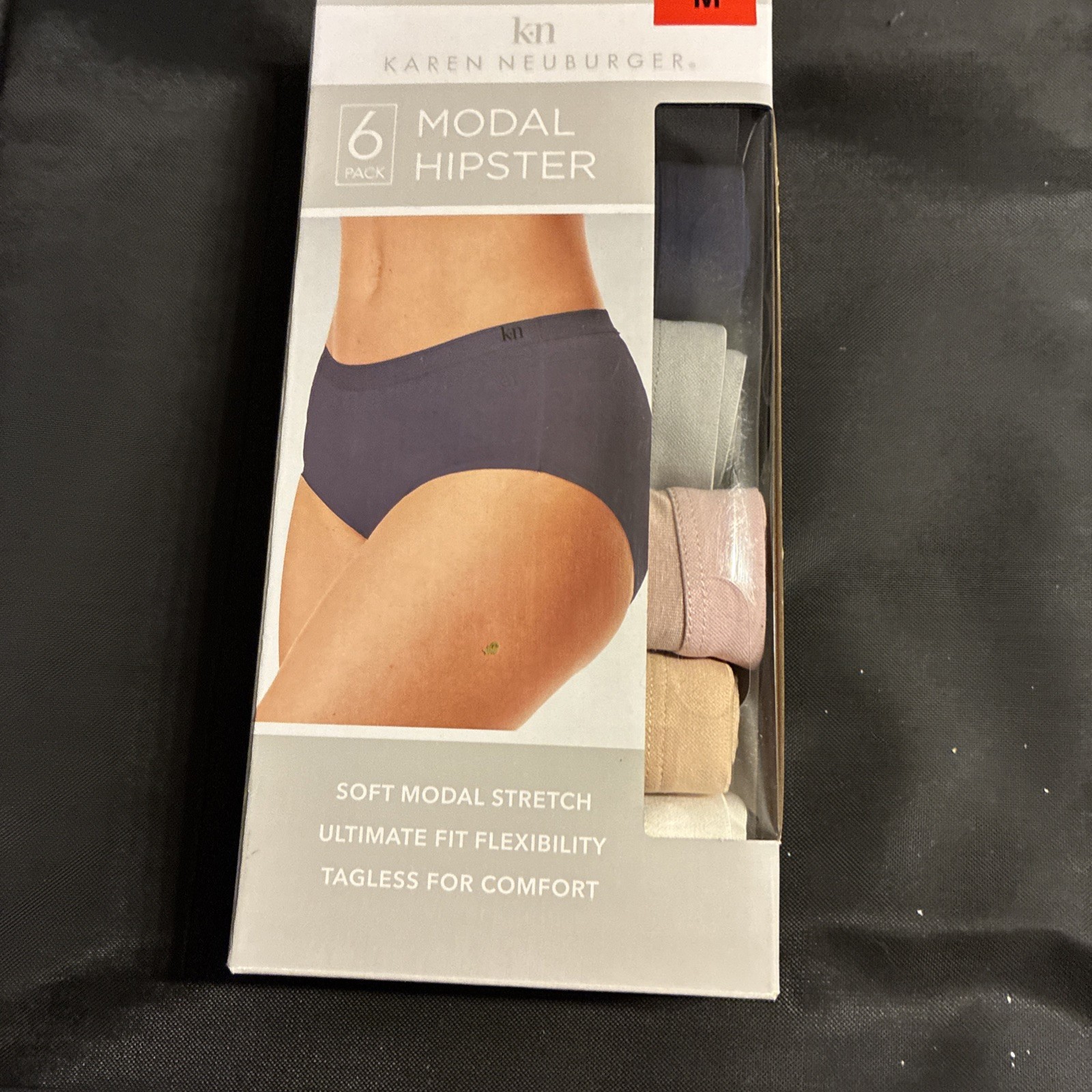 NEW Karen Neuburger Women’s M 6 Pack Modal Hipster Panties