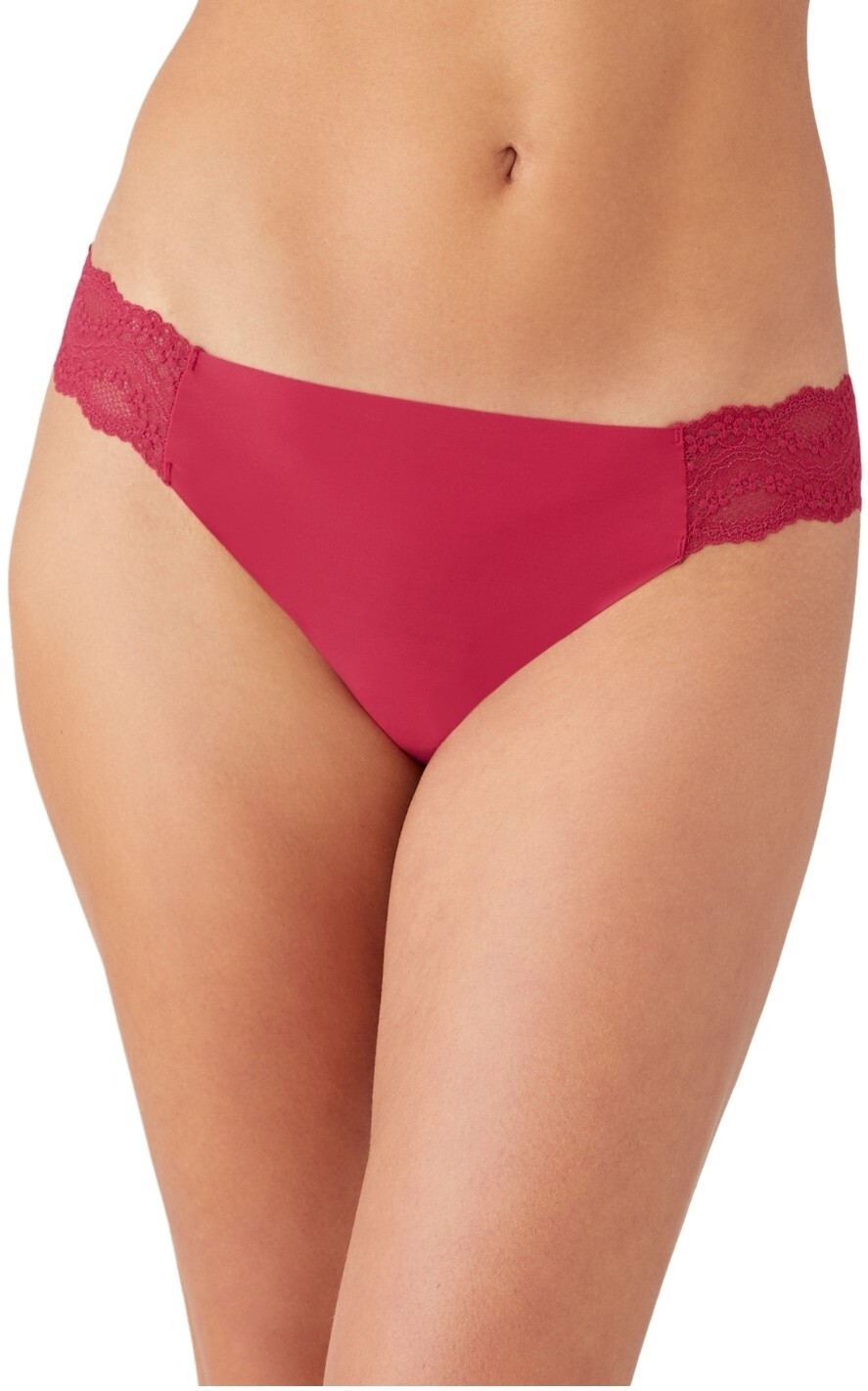 b.tempt’d by Wacoal 976267 b.tempt’d b.bare Thong Red Size Small