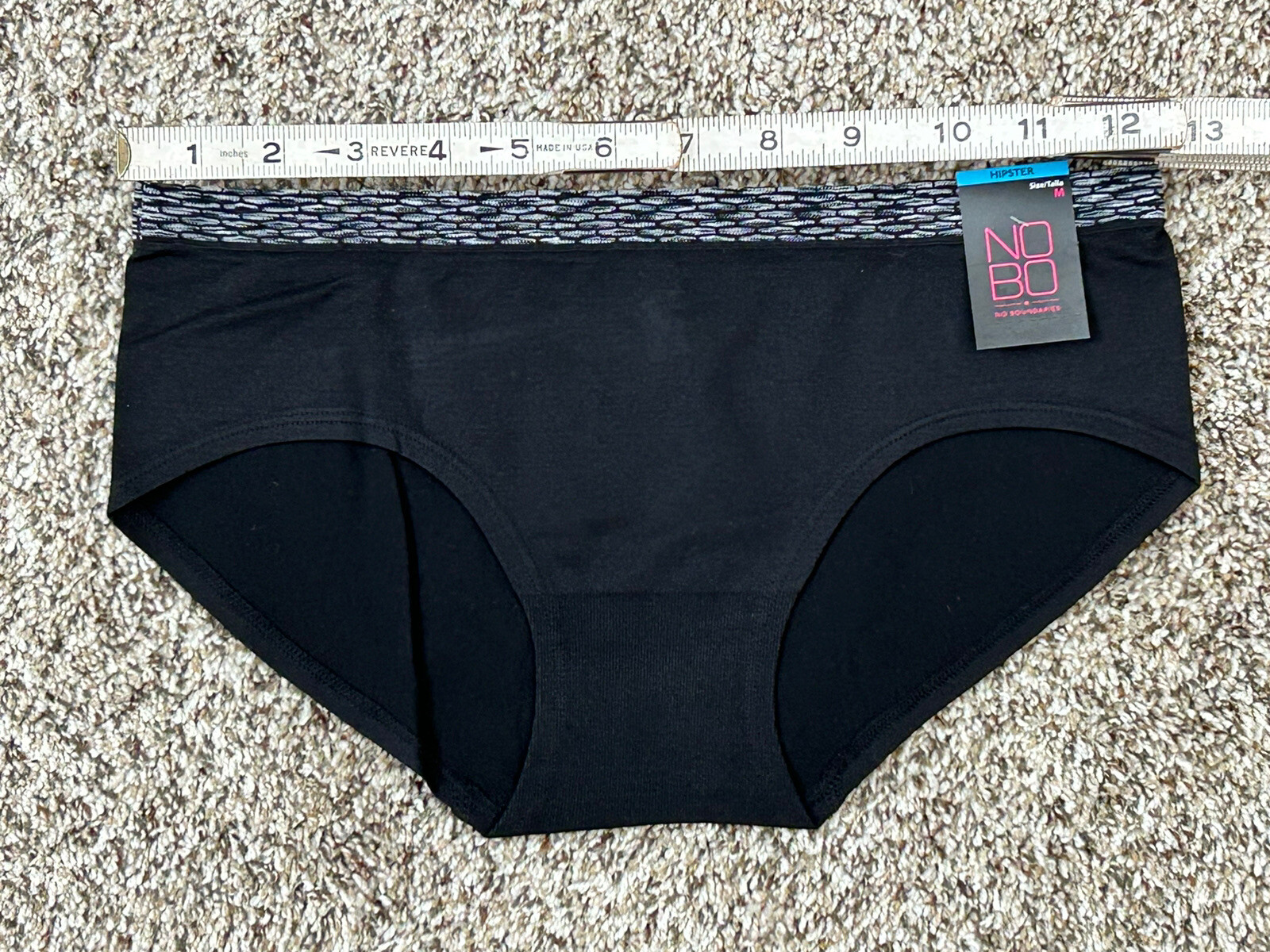 New NOBO No Boundaries Seamless Hipster Panties 3-PACK MEDIUM (E26)