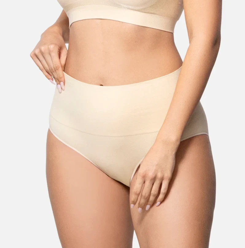 NEW UNDEROUTFIT Smoothing at Waist Brief Contouring Fit Sand Style #308 Sz 2XL