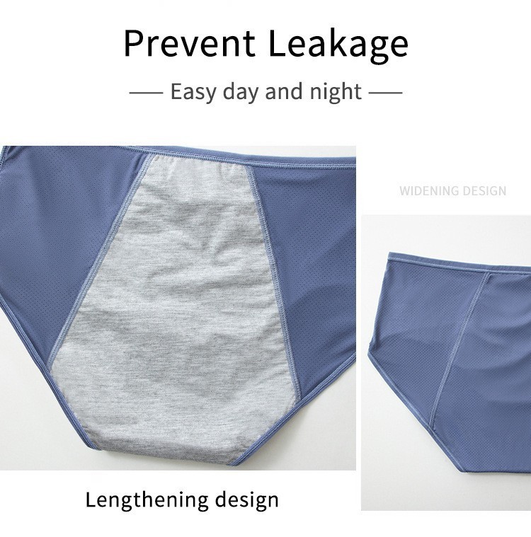 3 Pack Leakproof&protective Underwear Panties For Incontinence&Period Woman