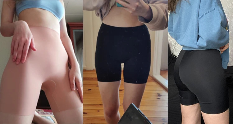 Women Seamless Sports Shorts Ice Silk High Waist Safety Pants Shaping Underwear