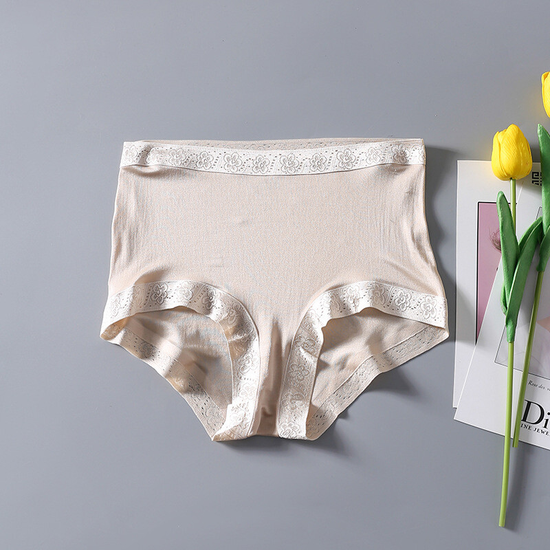 100% Mulberry Silk Underwear For Women Briefs Thin Cool Lady Mid-waist Panties