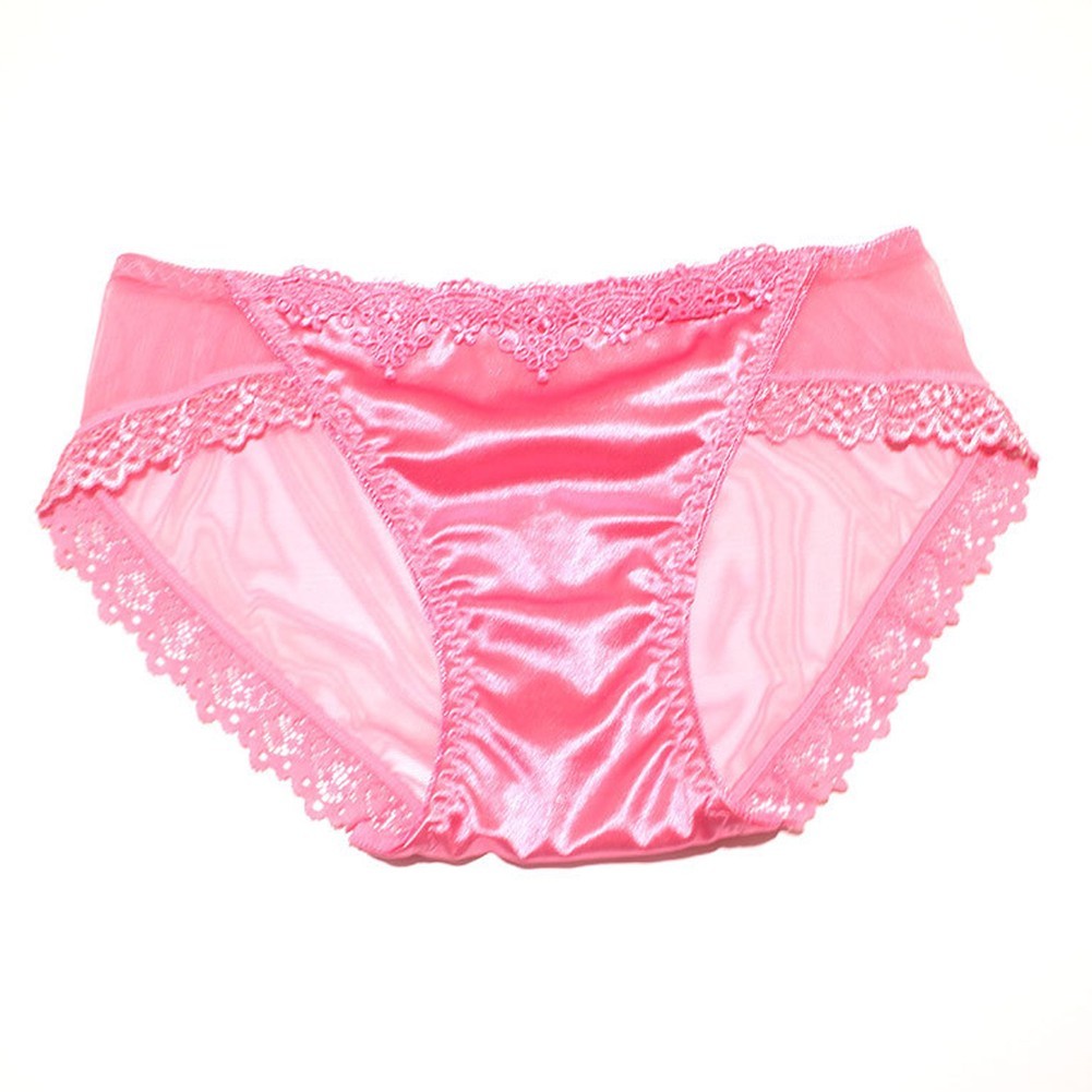 Women’s Lightweight Breathable Briefs Traceless Satin Silky Soft Underwear
