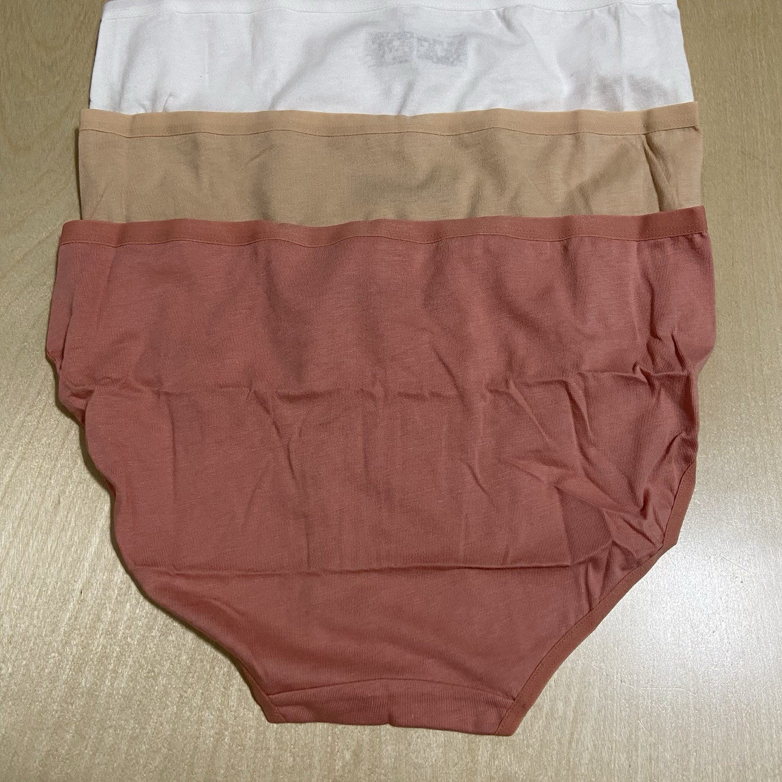 Auden Women’s Size Small (4-6) Soft 100% Cotton Bikini-Style Panties 6 Pack