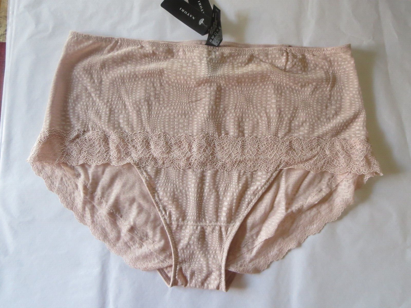 NATORI WOMEN’S BEYOD BRIEF PANTY #778286, XXL, ROSE BEIGE, NEW WITH TAG $32