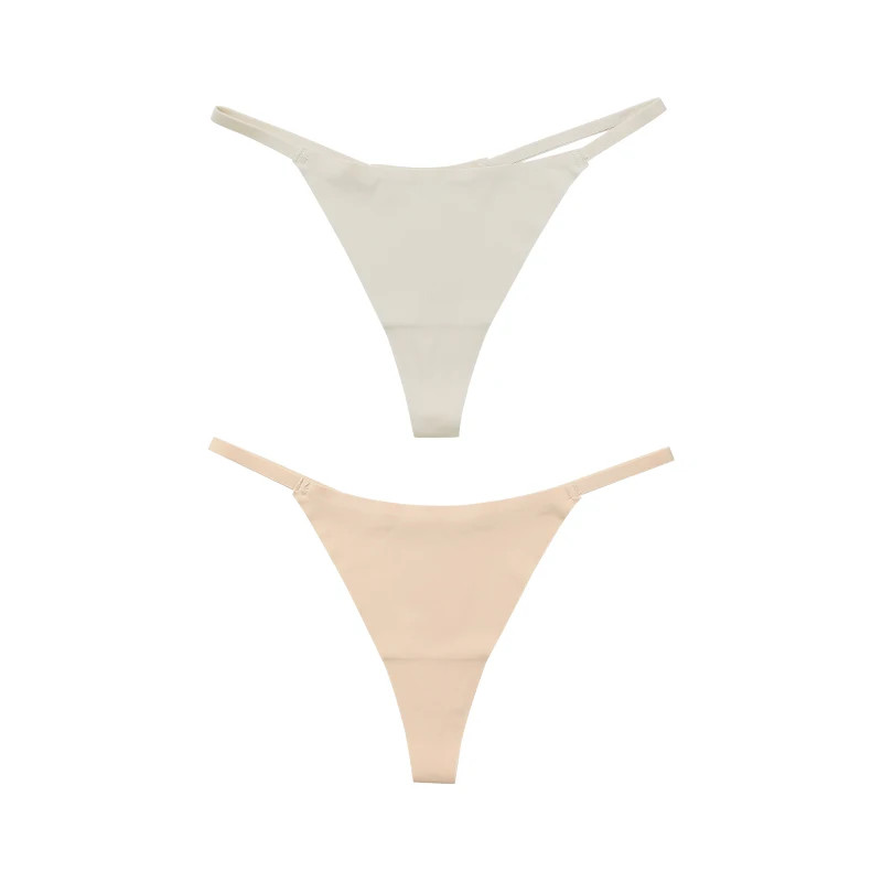 1pc Women Thongs T-Back Seamless Underwear Stretch Skin-Friendly G-String
