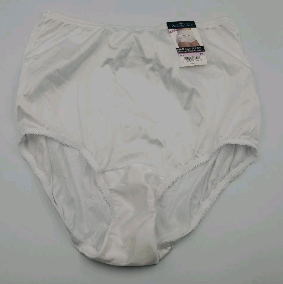 Vanity Fair Womens 15712 Perfectly Yours Ravissant Brief White Size 6/M