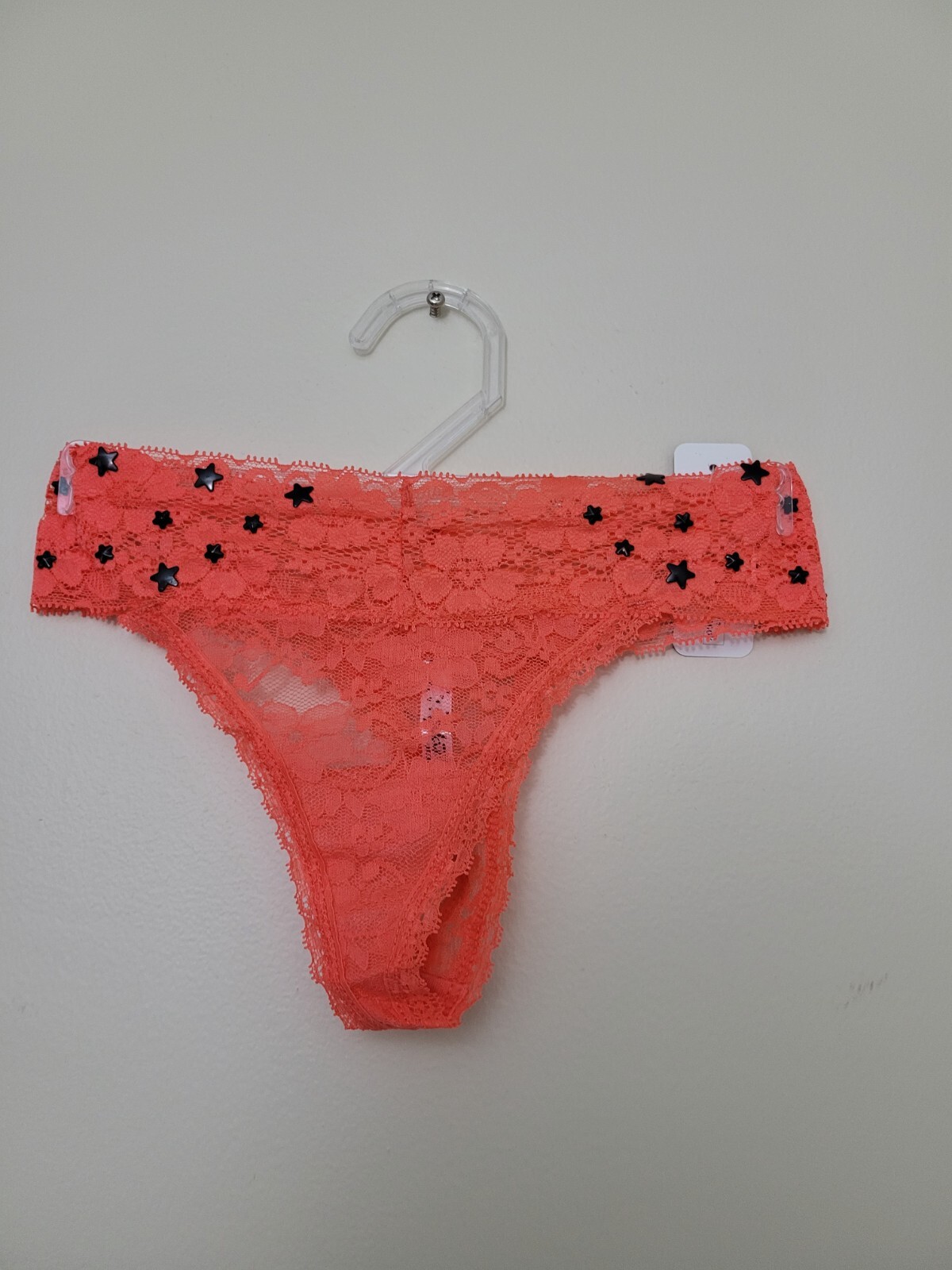 4 Packs Women’s L Panties Thong Lingerie Underwear 4 Color Black Orange Blue Red