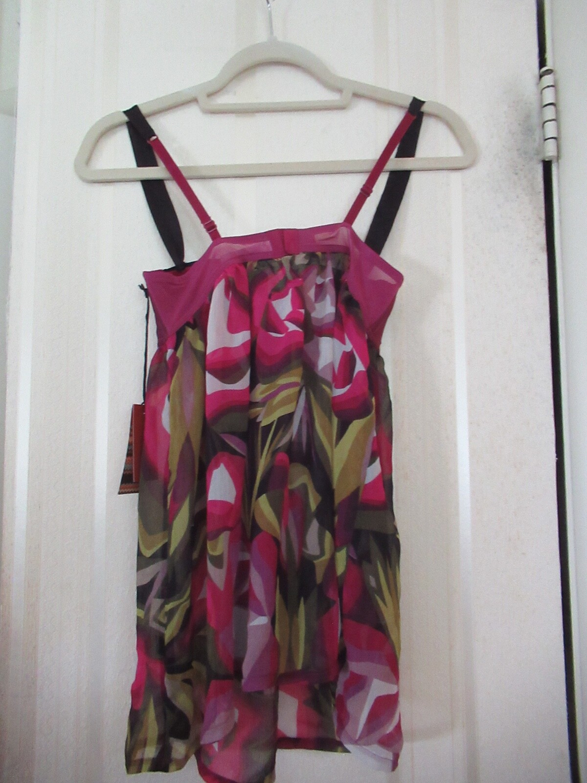 NWT Missoni for Target Babydoll/ Thong Set /Green, Purple, White/Blk- XS