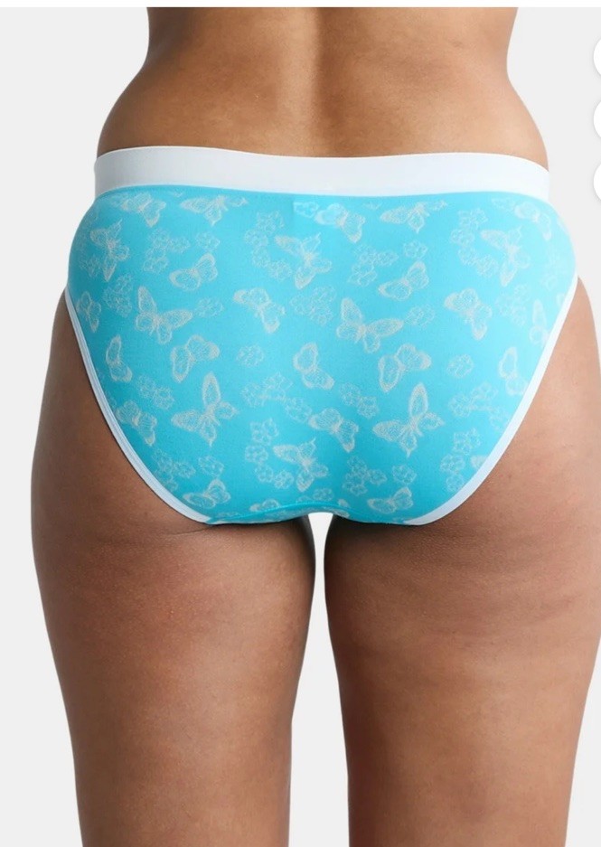 XXL 3 Pack Seamless Bikini Panties Size 2XL 20 Celebrate Summer Butterflies Cute