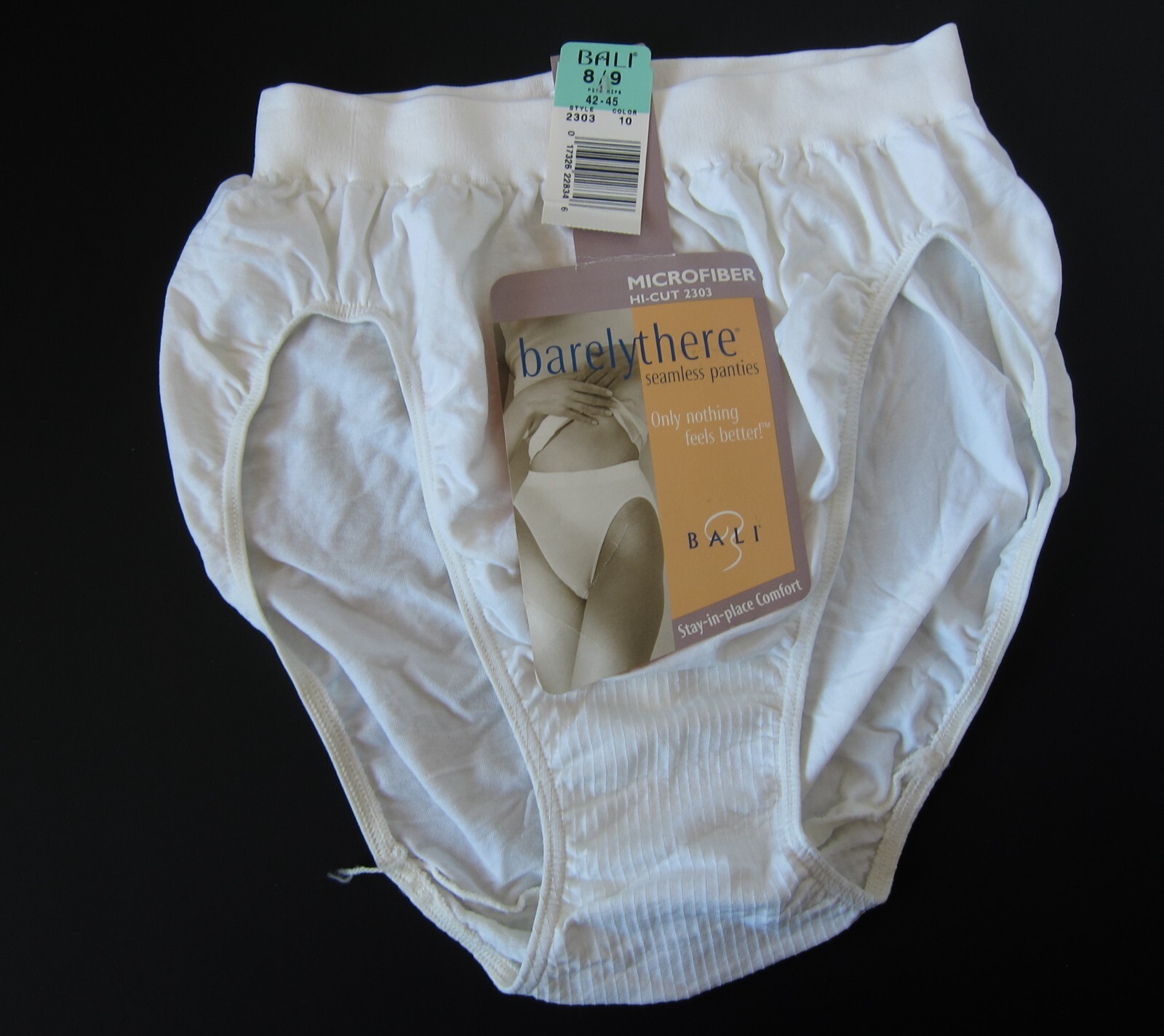 1 NEW Bali VTG 90s Tactel Soft Microfiber High Cut Brief Panty XXL XL X-LARGE