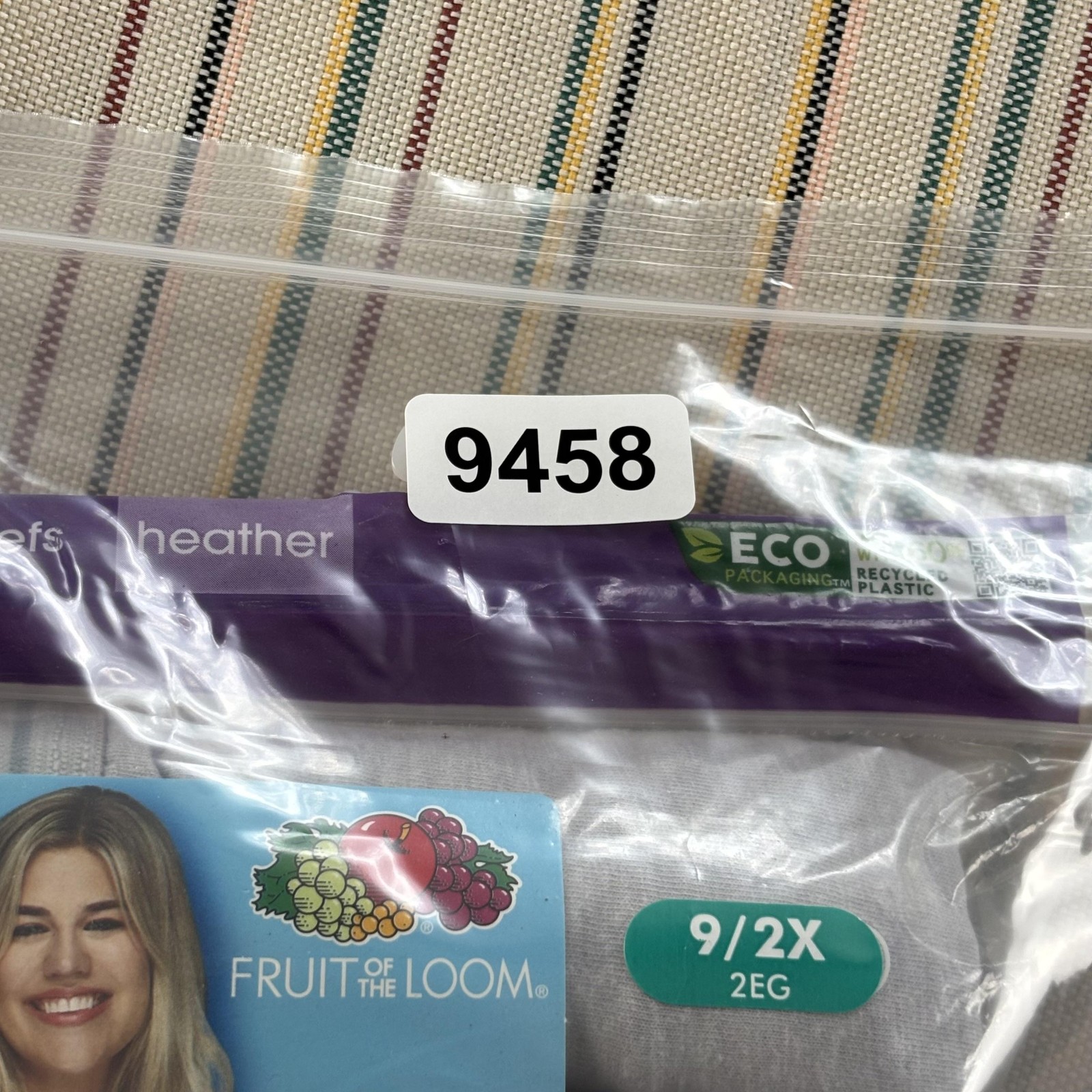 Fruit of the Loom Briefs Womens 2XL 6 Pack Heather Assorted Colors Cotton Blend