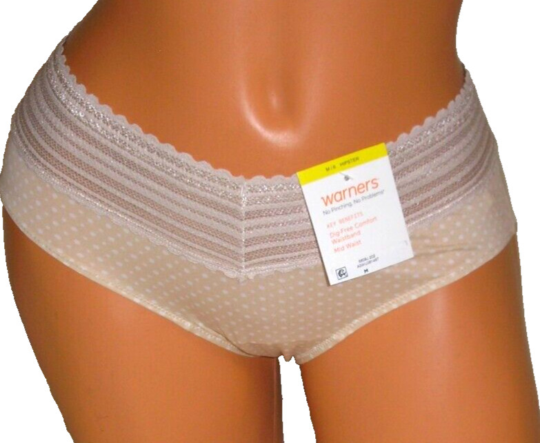 Panties Lingerie Warner’s No Pinch No Problem Hipster Sz 6 Medium Adult Gift