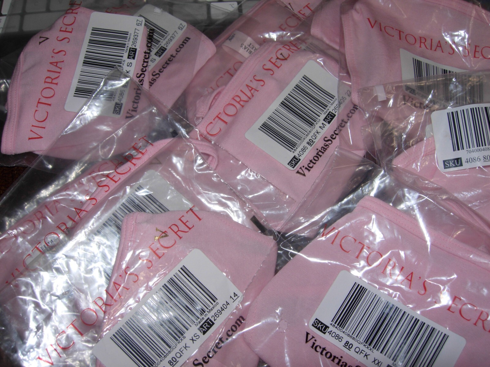 Victoria’s Secret Sexy V-String G-String Skimpy Strappy Pink Blossom XS SMLXLXXL