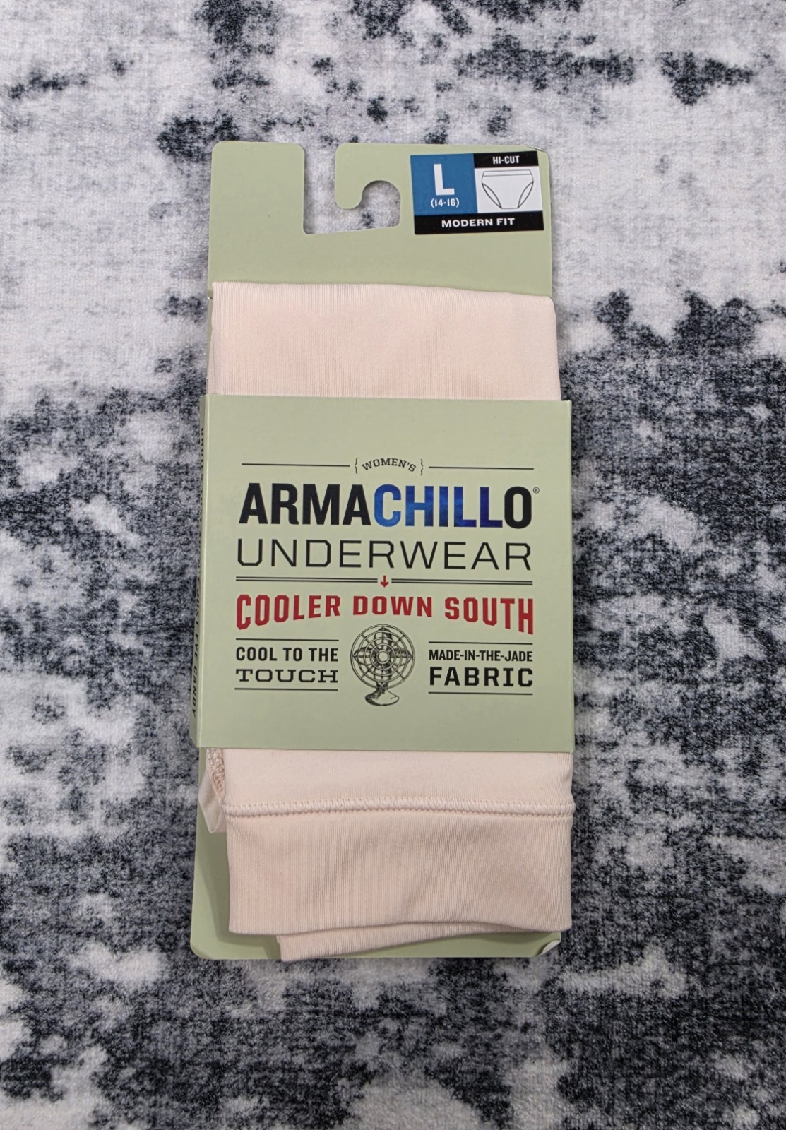 Duluth Trading Armachillo Women’s Hi-Cut Underwear Pink Size L 14-16 Cooling