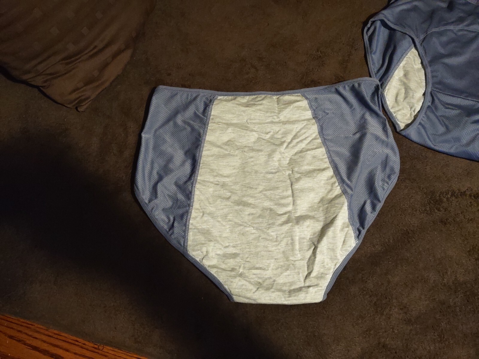 NEW 6 Pack Gray Leak Proof Panties Briefs Underpants Knickers, Women’s Sz S/M