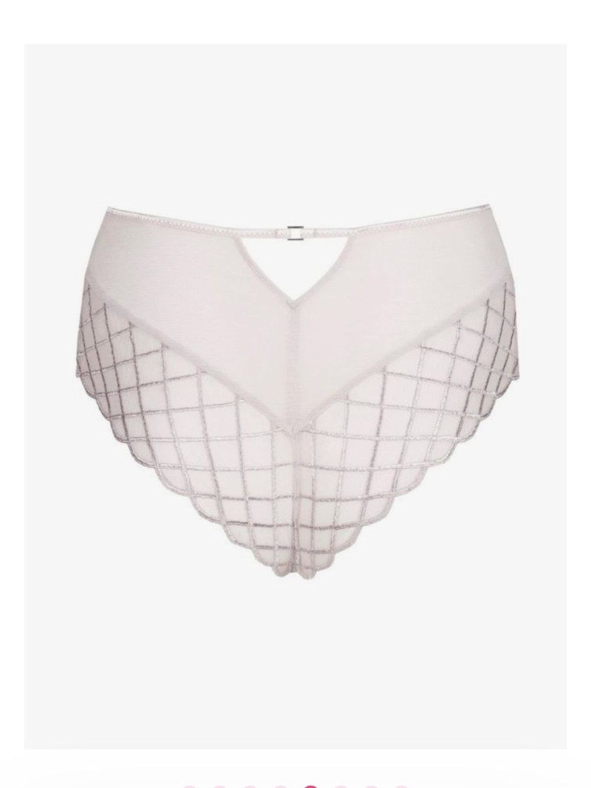 NWT Marie Jo Aven Luxury Sheer Thong Size M Bundle of 2 Marble Embroidered Lace