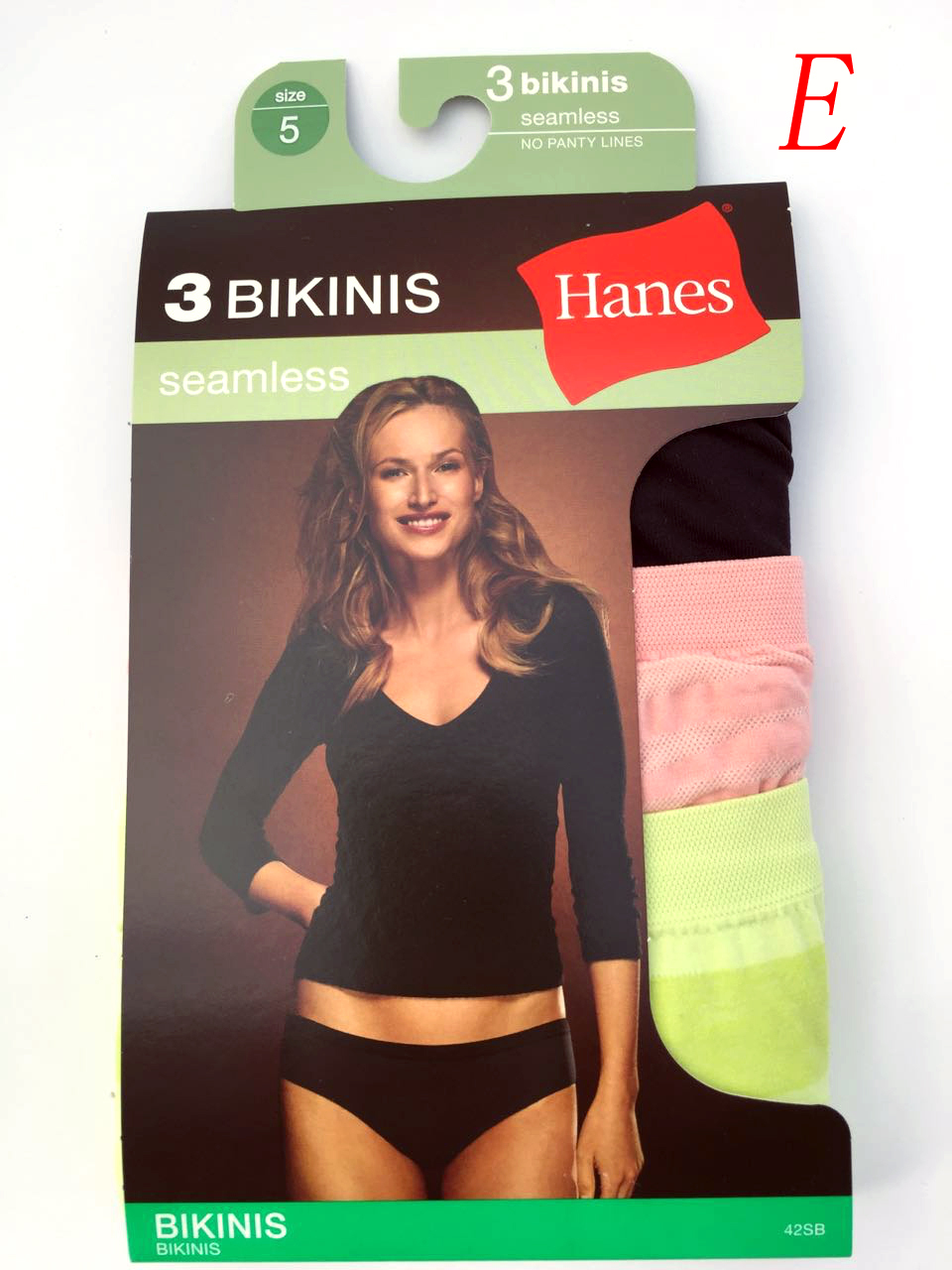 Hanes® Women’s Panties BIKINIS 3-Pack 42SBAS “seamless” “NO PANTY LINES” NEW
