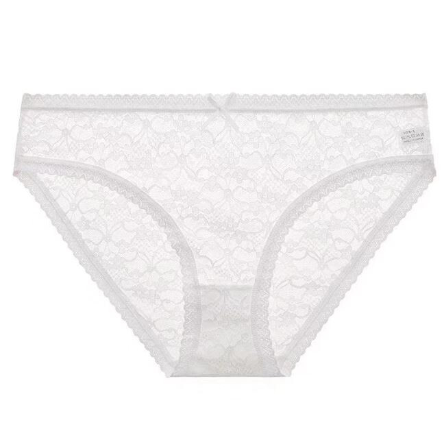 5 Pack Lot Sexy Womens See Through Lace Sheer Panties Briefs Underwear Lingeries