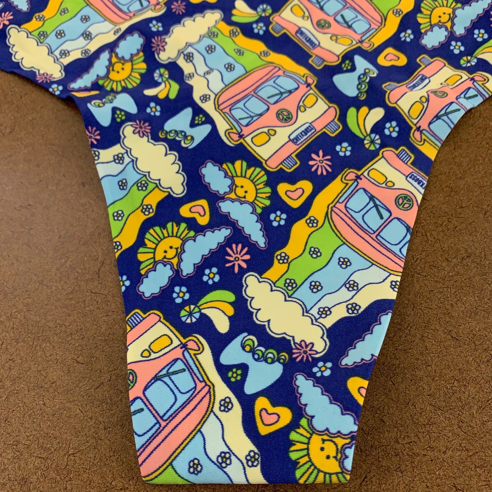 Cheek Boss Womens Size XS Colorful Print Thong Panty NWT