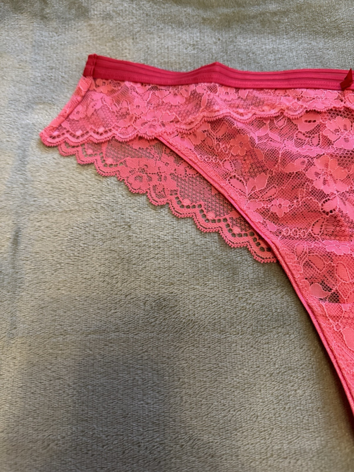 FREYA LADIES PINK OFFBEAT LACE KNICKERS UK SIZE XL BNWT