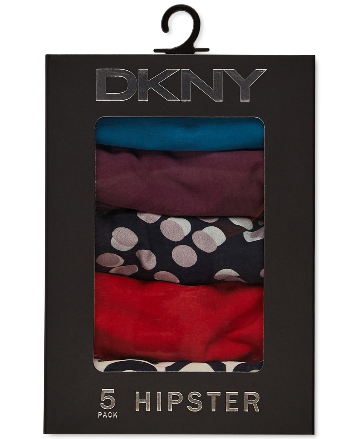 Dkny 5-Piece Litewear Cut Anywear Hipster, Multi-color, SMALL