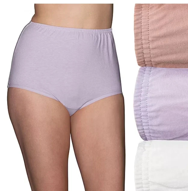 Vanity Fair Classic Briefs Cotton 3 Pair 10/3XL New 15320