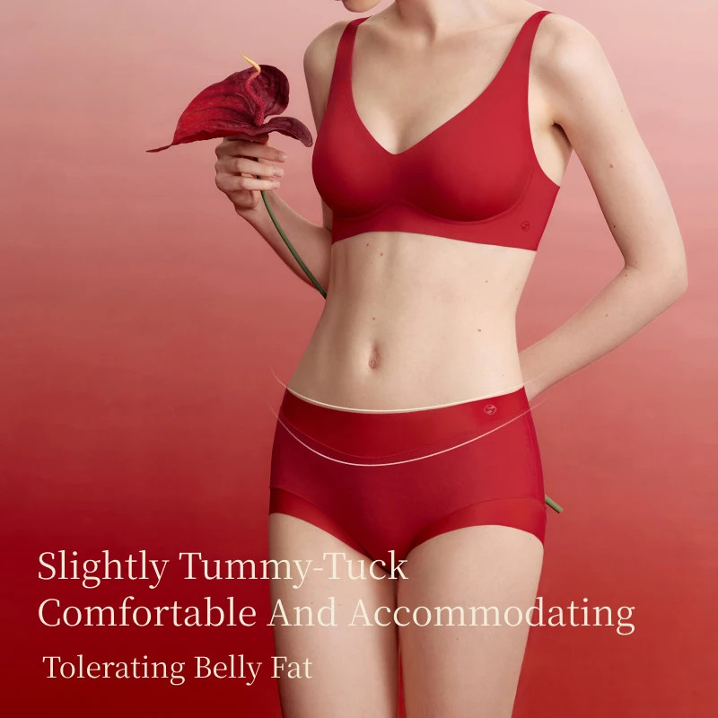 3pc Seamless Panties No Show Invisible Stretch Antibacterial Women Underwear