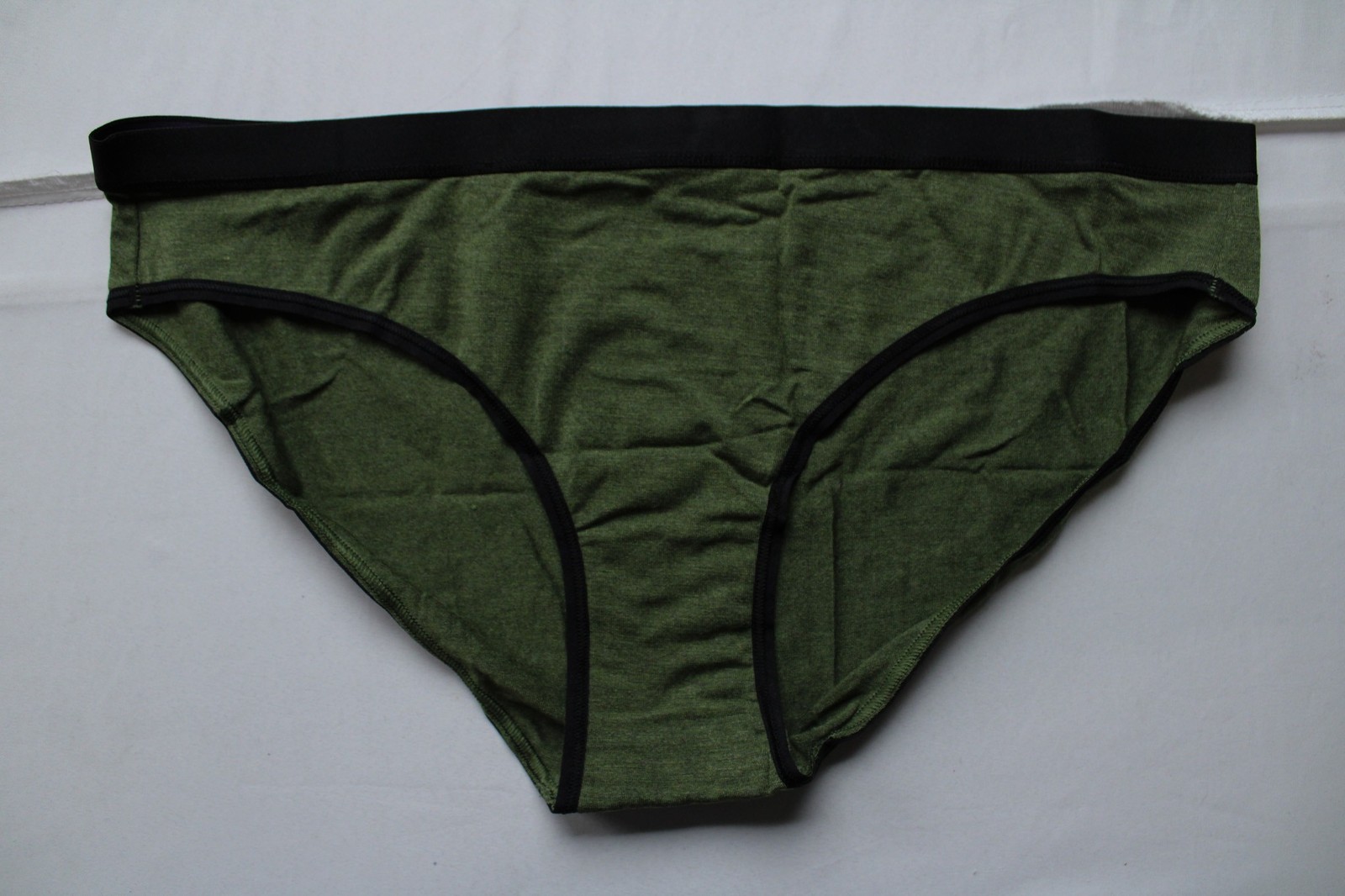 MeUndies Women’s UltraModal FeelFree Bikini DH3 Heather Olive Large NWT