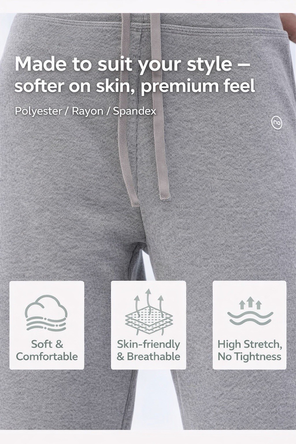 Everyday Comfort Joggers – Breathable & Flexible Fit