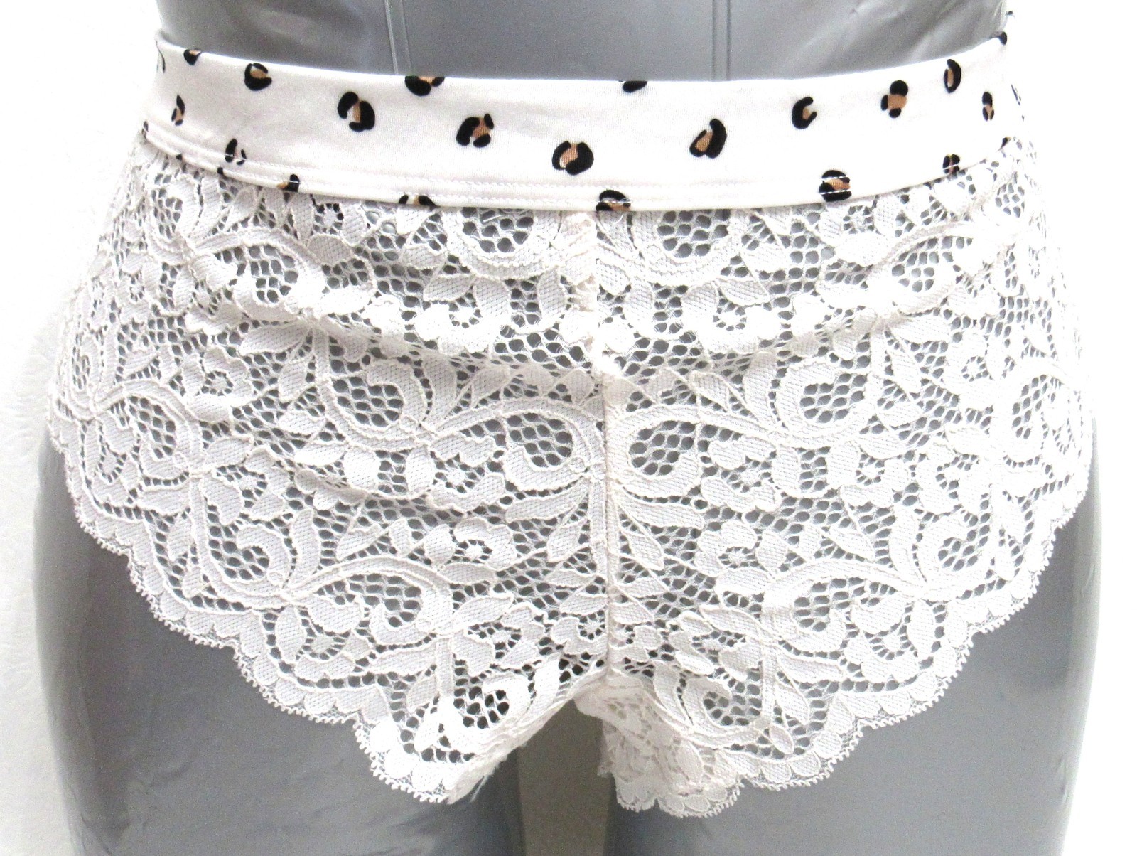 Victoria’s Secret Bikini Panties Body by Victoria Underwear White Lace Size XL