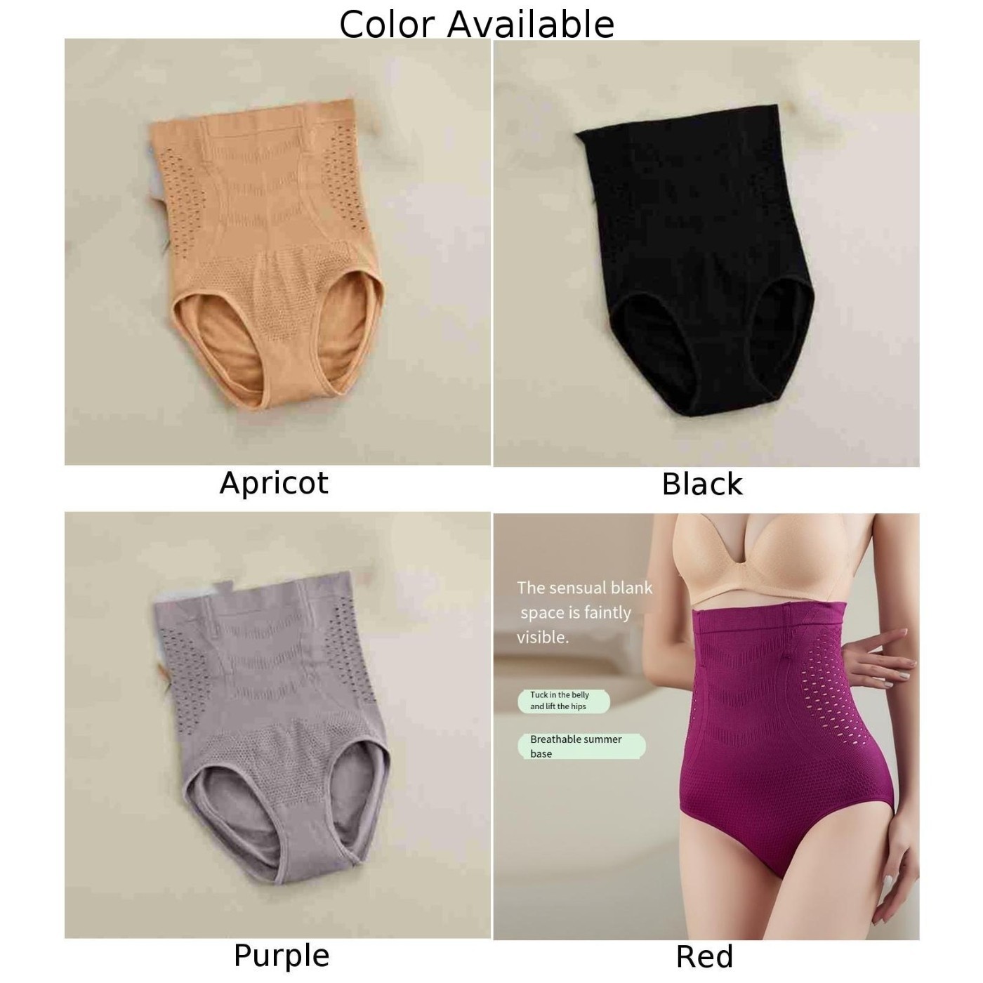 Womens High Waist Panties for Postpartum with Breathable Seamless Design