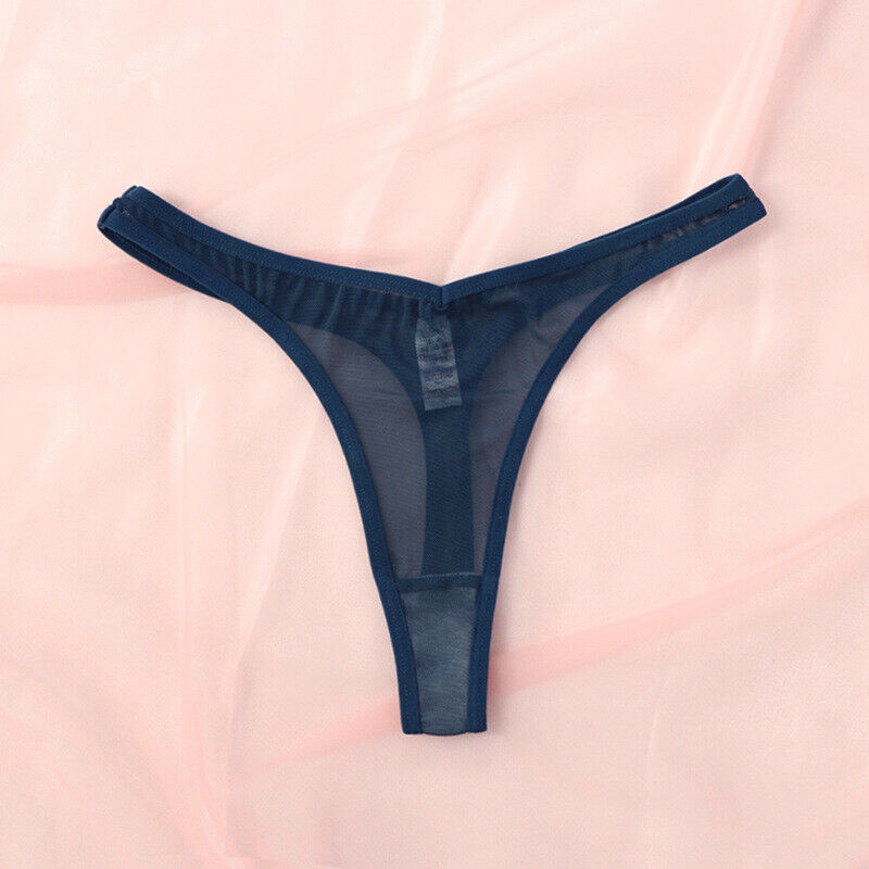 1/5 Pack Lot Womens Sheer G-string Panties Thongs See Through Briefs Underwear