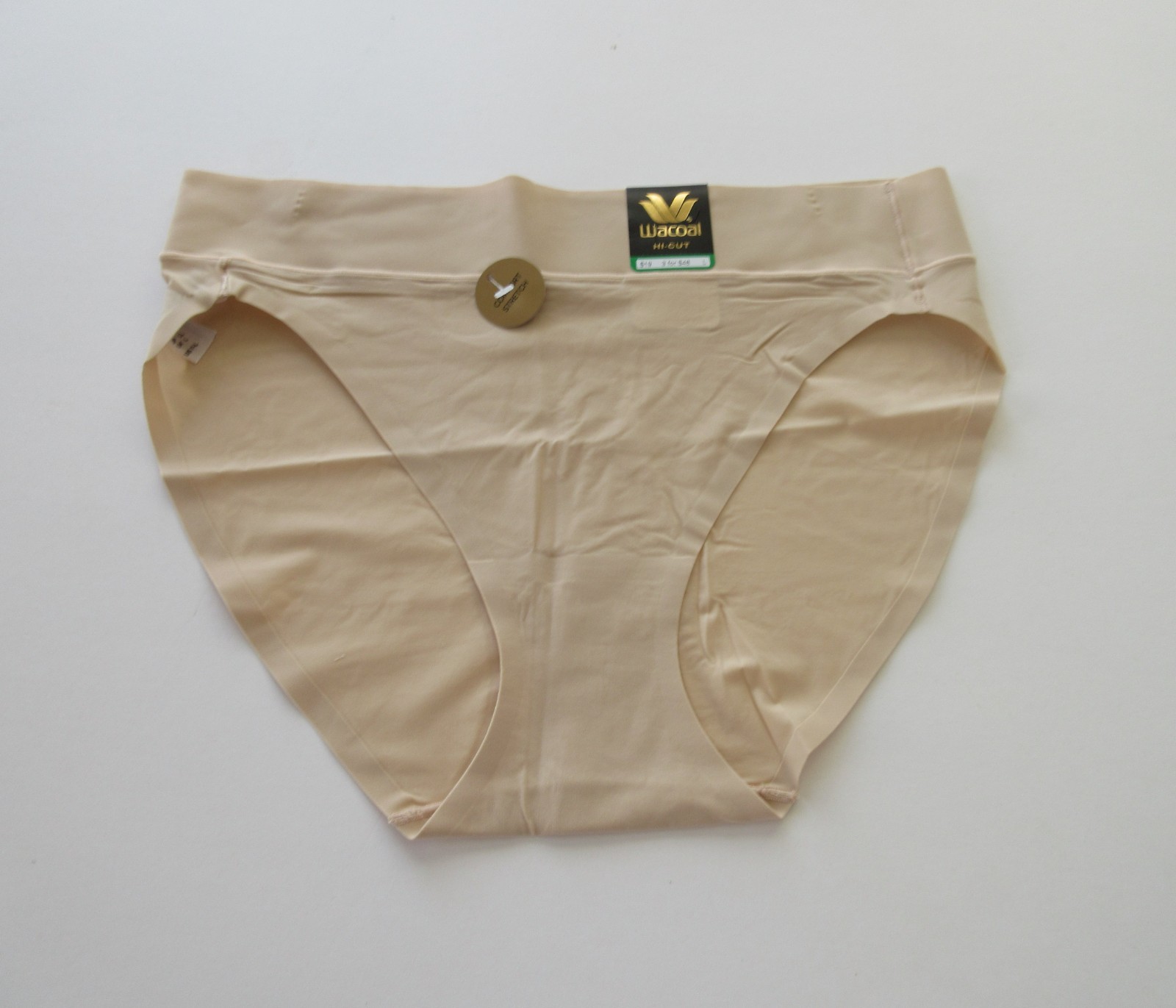 Wacoal At Ease Hi Cut Brief Panty 871308 Bell Air Blue S MSRP $19.00 NWT
