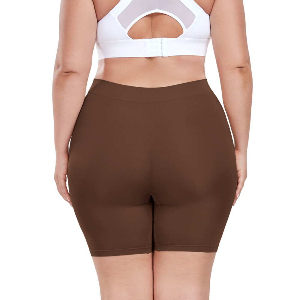 1/2 PCS Plus Size Seamless Shapewear Shorts Women Anti Chafing Boyshorts Panties
