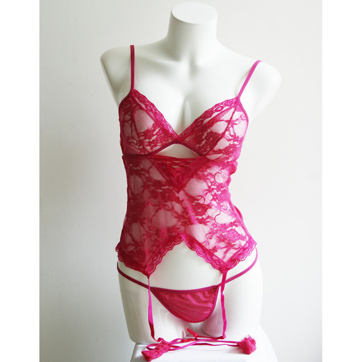 Women Sexy Lingerie Lace Nightwear Chemise Babydoll Sleepwear G-String US