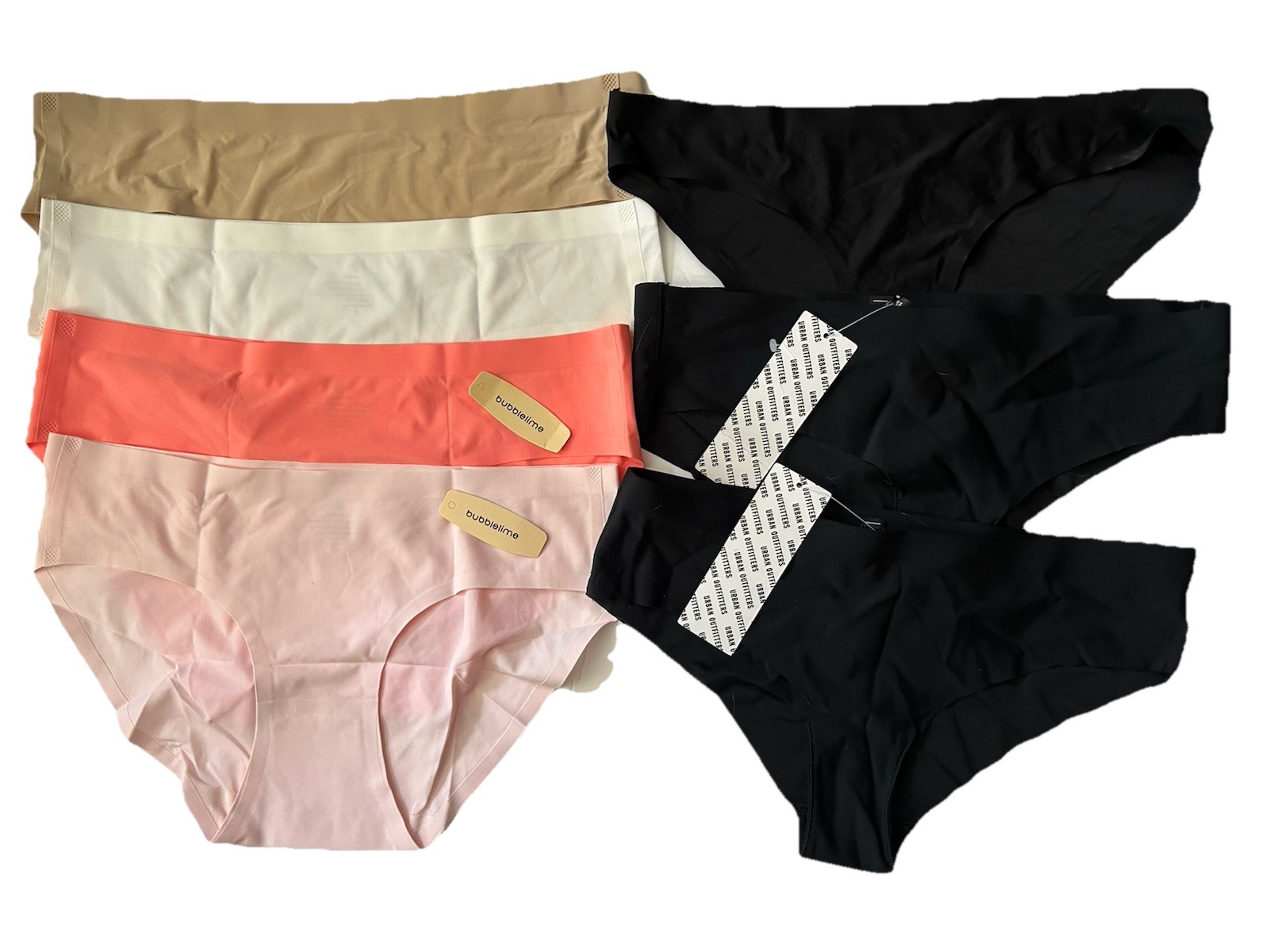 Women’s Bikini Panties Mixed Lot Of 7 Size Small Stretch Microfiber