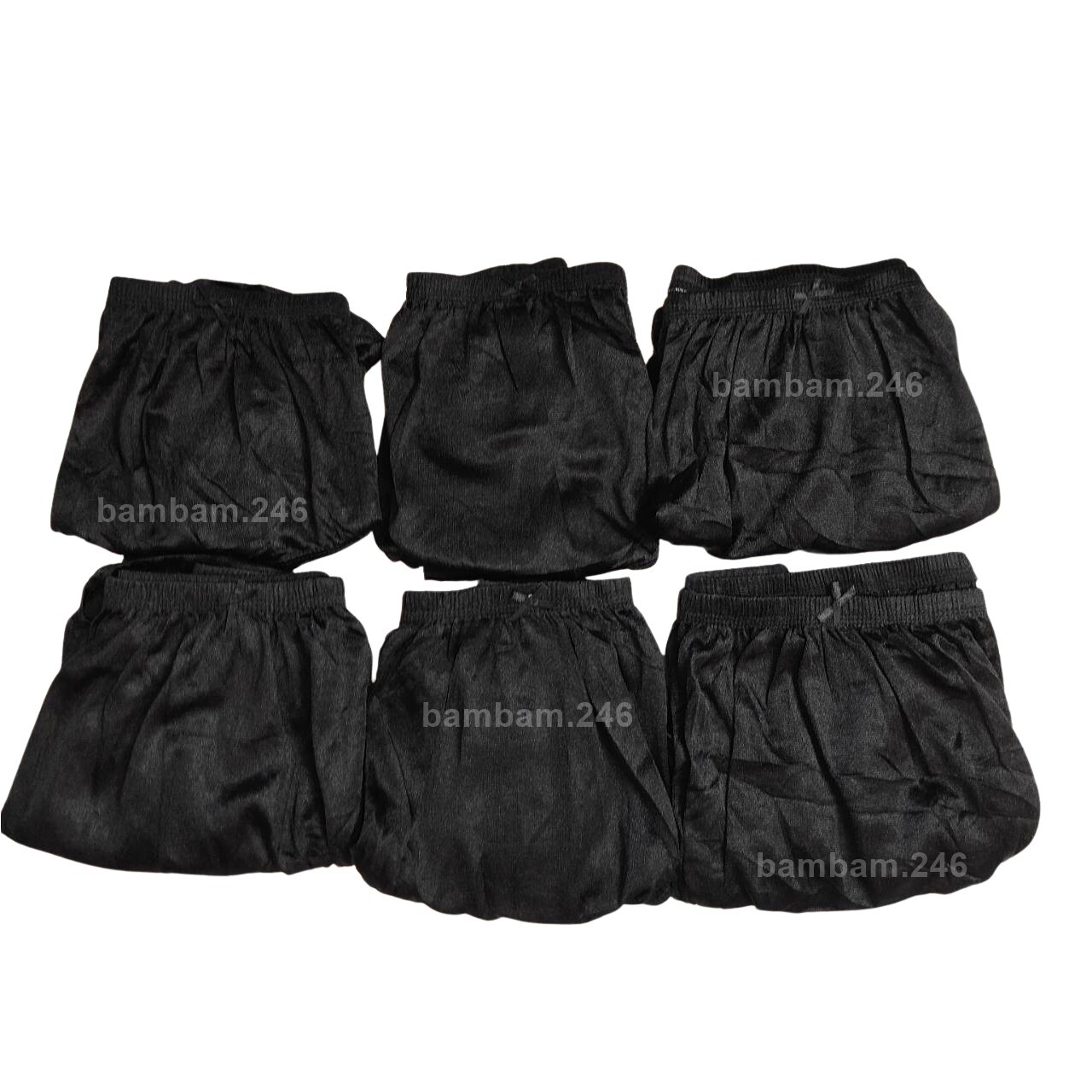 6 Pack Lingerie Silky Nylon Underwear Breathable Comfortable Panties Briefs 3XL