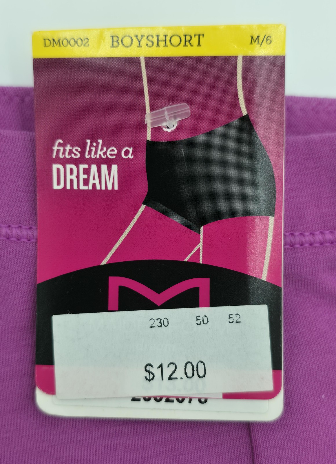 Maidenform Boyshort Panties Underwear Womens Medium Purple Cotton Stretch DM0002