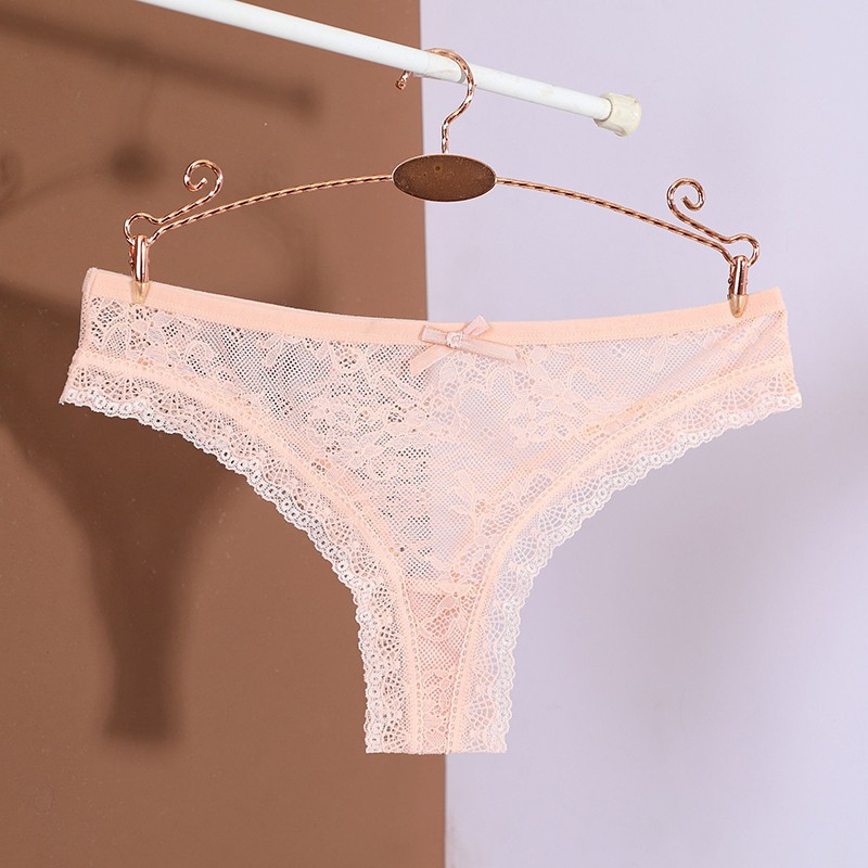 6 Pack Lot Sexy Womens Sheer Lace Panties Briefs See Through Underwear Lingeries