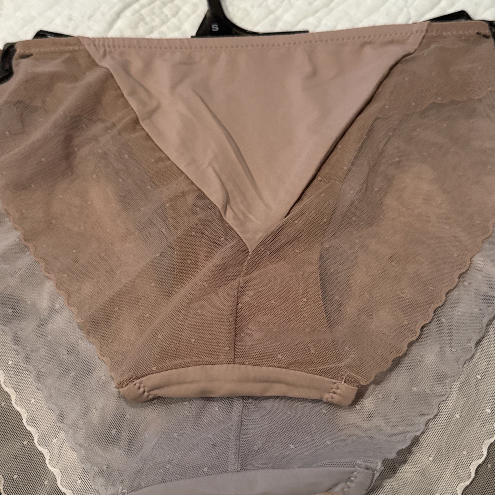 Jason Wu 5 Pack Bikini Panties Underwear Size Small Black Gray Brown Nylon