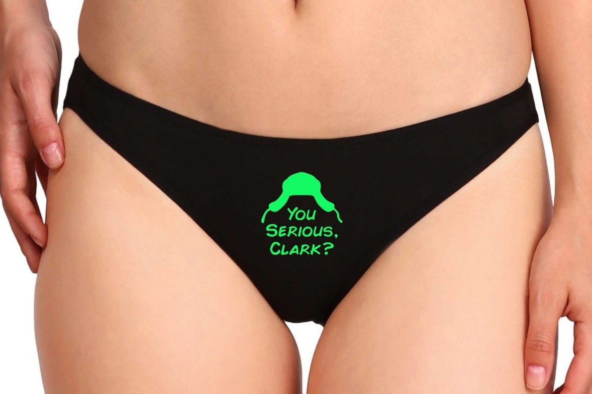 Christmas Vacation Movie Parody Sexy Funny Cosplay Glow In Dark Party Slut Thong