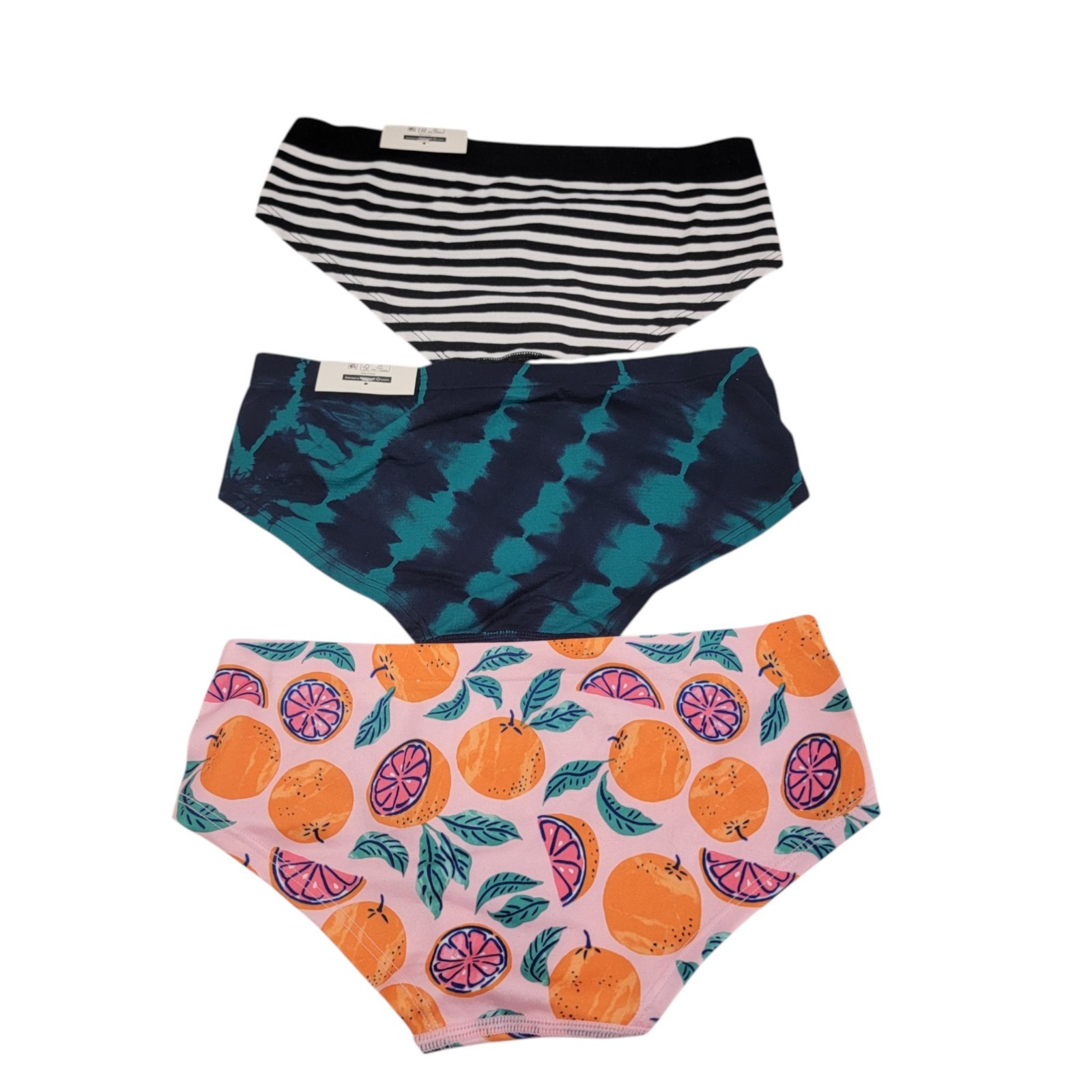 No Boundaries NOBO Seamless 3-Pack Multi-Color Hipster Panties – Size XS NWT